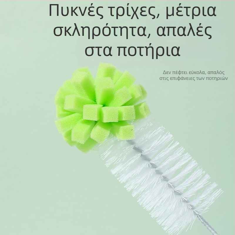 Βούρτσα καθαρισμού πολυπροπυλενίου καταστήματος 10 γιουάν μπορεί να κρεμαστεί με κεφαλή σφουγγαριού Βούρτσα κυπέλλου με μακριά λαβή Βούρτσα κατσαρόλας καθημερινές ανάγκες χονδρικής βούρτσα καθαρισμού