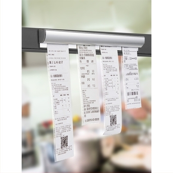 Μικρό κλιπ εισιτηρίου πίσω, λίστα καρτών κουζίνας, ένθετο εστιατορίου, θήκη εισιτηρίου με μονό κλιπ από κράμα αλουμινίου, μονό κλιπ κουζίνας