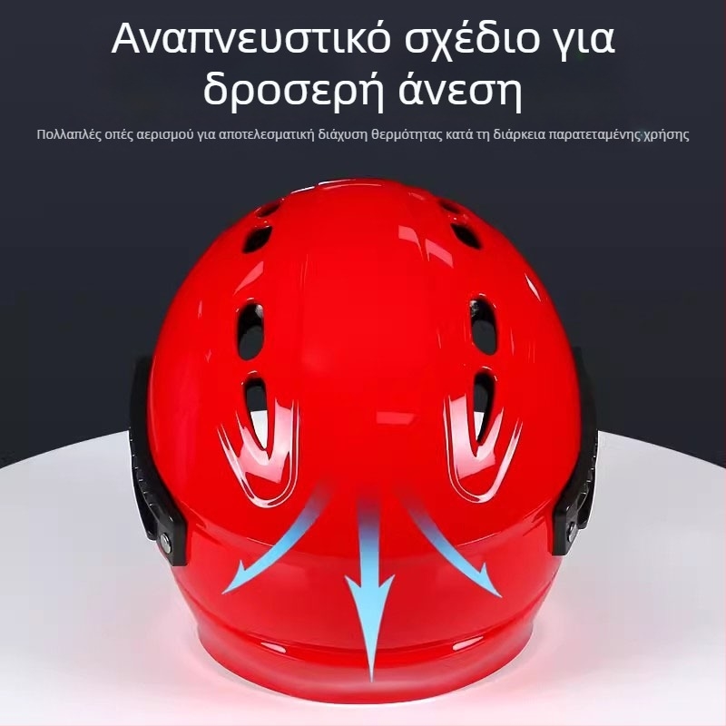 Κράνος νερού που παρασύρεται από φωτιά, σωσίβιο, πλήρως περικυκλωμένο κράνος έκτακτης ανάγκης με νερό, αντι-σύγκρουση, αναπνεύσιμο ρυθμιζόμενο κράνος