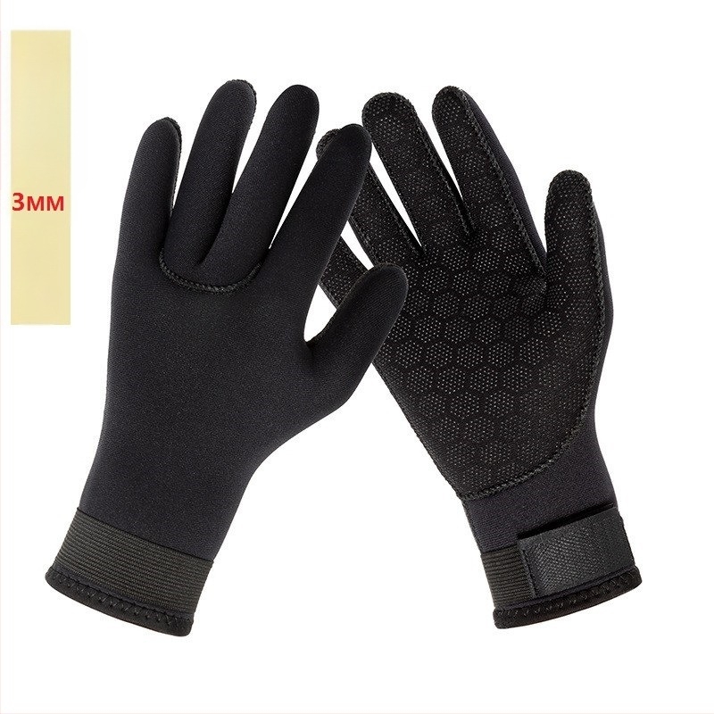 Νέα επαγγελματικά γάντια κατάδυσης 3 χιλιοστών για άνδρες, αντιολισθητικά, ανθεκτικά στη φθορά, ζεστά, ανθεκτικά στο κρύο, χειμερινά γάντια κολύμβησης για γυναίκες