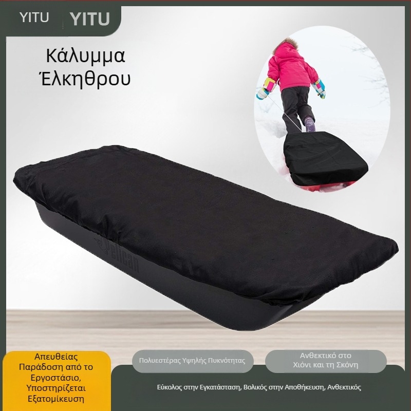 Νέο διασυνοριακό κάλυμμα χιονιού για έλκηθρο, εξωτερικό κάλυμμα έλκηθρο για ψάρεμα στον πάγο, προστατευτικό κάλυμμα αυτοκινήτου για έλκηθρο, κάλυμμα έλκηθρο για ψάρεμα στον πάγο