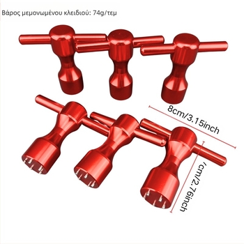 Κόκκινο κλειδί με βίδα ώθησης για αξεσουάρ γκολφ Scotty Cameron Newport