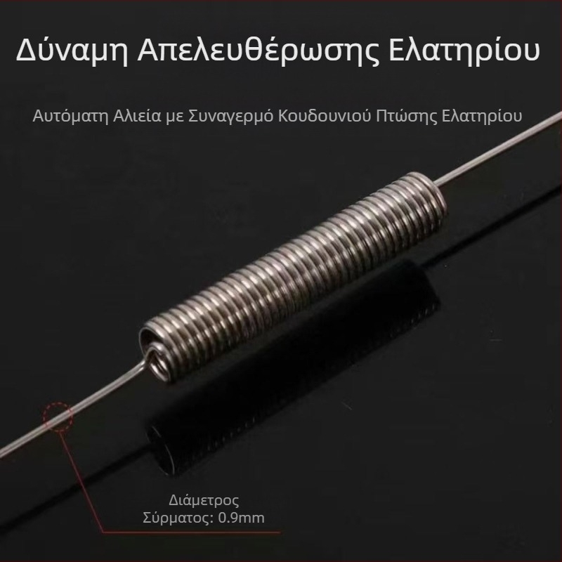 Ανοξείδωτο ατσάλινο κουδούνι συναγερμού, καλάμι ρίψης ψαριών με κλιπ συναγερμού, αυτόματη υπενθύμιση κουδουνιού ψαριών εκτός σύνδεσης