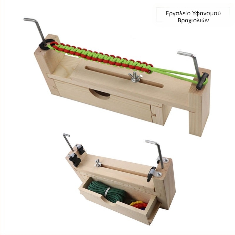 Amazon Hot Sale Ομπρέλα Σχοινί Βραχιόλι Πλεξίματος Ράφι DIY Υφαντής Εργαλεία Στερέωσης Κολιέ Πλεξίματος Τραπέζι Ξύλινο Πλαίσιο