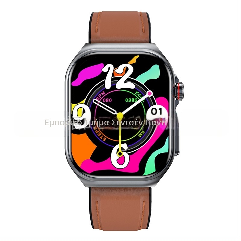 Έξυπνο ρολόι Et585 με οθόνη Amoled, Bluetooth, κλήση, καρδιακός ρυθμός, ύπνος, βηματόμετρο, αθλητικό ρολόι, βραχιόλι, διασυνοριακό