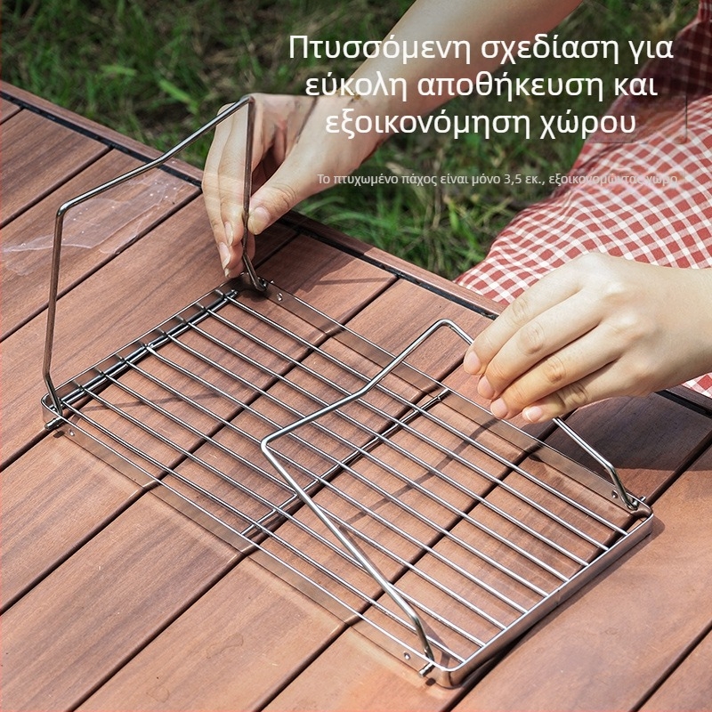 Εξωτερική πτυσσόμενη σόμπα γελοιογραφίας, φούρνος κάμπινγκ, τσάι, μαγείρεμα, οικιακή εσωτερική ψησταριά με κάρβουνο, ψησταριά σόμπας