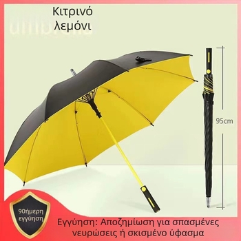 Αδιάβροχη θήκη με μακριά λαβή, μεγάλη ομπρέλα ματιών, διπλής χρήσης, αντιθαμβωτική ίνα, ίσια ράβδος, ισχυρή και ανθεκτική, αντηλιακή ομπρέλα γκολφ