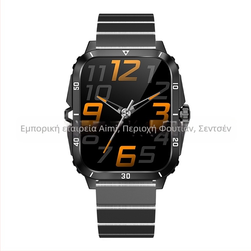 Έξυπνο ρολόι Kt71 για διασυνοριακή χρήση με παρακολούθηση καρδιακών παλμών, κλήσεις Bluetooth, κλήση, μέτρηση βημάτων, λειτουργίες πολλαπλών αθλημάτων και πολυλειτουργικό ρολόι αθλημάτων