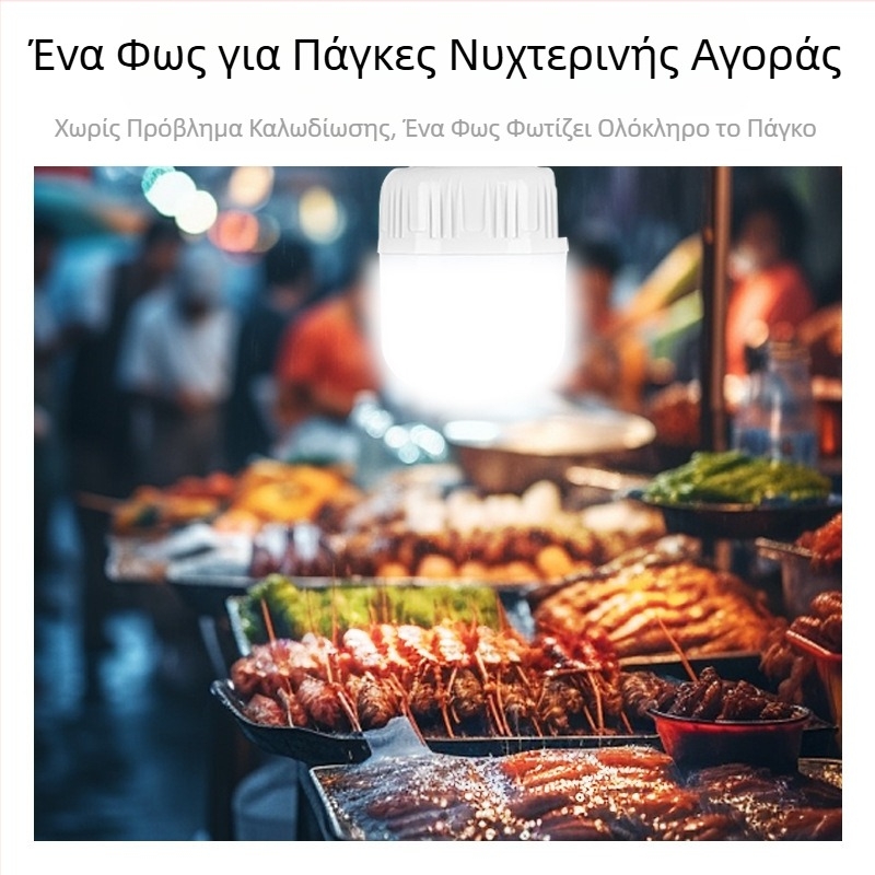 Νέα λάμπα φόρτισης LED 3 εξωτερικές αδιάβροχες λάμπες έκτακτης ανάγκης για νυχτερινό περίπτερο στην αγορά, φορητές, για φωτισμό έκτακτης ανάγκης