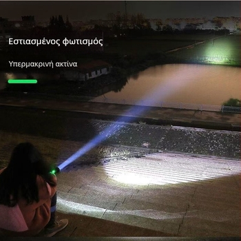 Φορητός τηλεσκοπικός φακός ζουμ με τηλεχειριστήριο, επαναφορτιζόμενος φακός LED USB, κάμπινγκ, Camping Patrol, ισχυρός φωτισμός σπιτιού