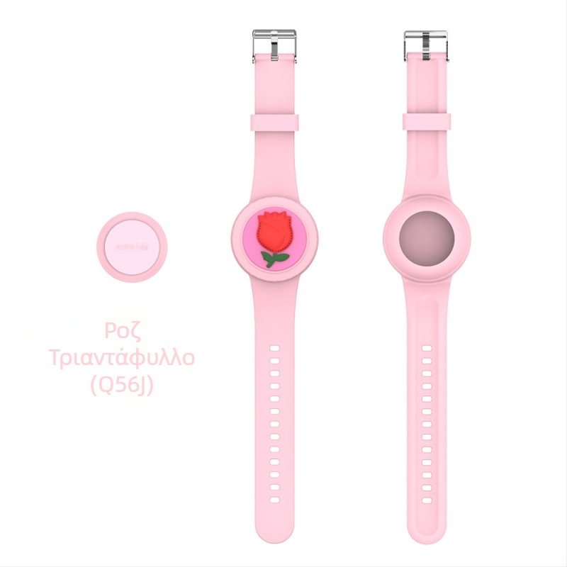 Κατάλληλο για Apple Airtag με αδιάβροχο λουράκι καρπού, τσάντα Cartoon Doll patch back για παιδιά