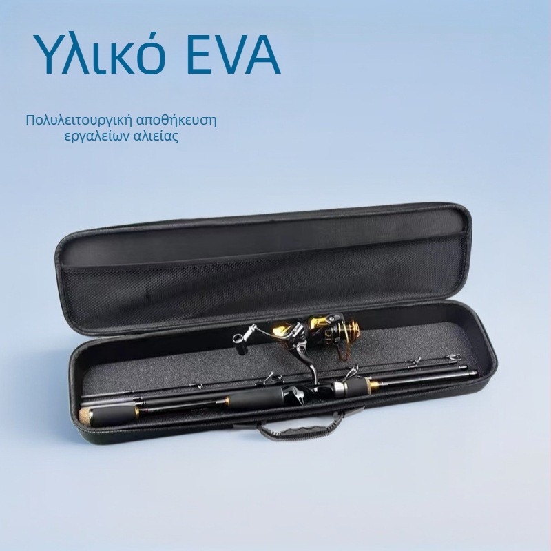 Τσάντα καλλυντικών Eva, ελαφριά τσάντα ψαρέματος, πολυλειτουργική αδιάβροχη τσάντα ψαρέματος, αξεσουάρ ψαρέματος στη θάλασσα, τσάντα με καλάμι ψαρέματος, τσάντα ομπρέλας Satchel