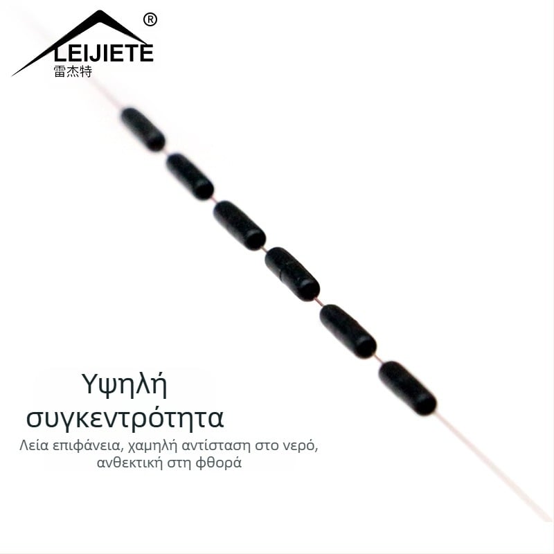 Φασόλια διαστήματος χύμα 300 κόκκων ένα λαδί μαύρο καουτσούκ υψηλής συγκέντρωσης κυλινδρικό αλιευτικό εργαλείο εργοστασιακή έξοδος