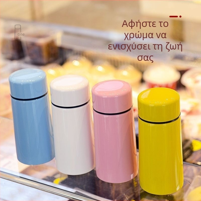 Φορητό ποτήρι τσέπης από ανοξείδωτο ατσάλι 304 Μίνι απλό μικρό ποτήρι νερού για κορίτσια, άνδρες και γυναίκες, χαριτωμένο θερμός