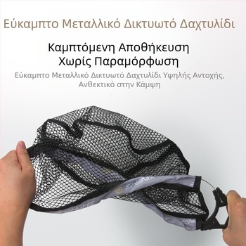 Πτυσσόμενο δίχτυ ψαρέματος μικρό φορητό μίνι καλάμι ψαρέματος με ειδικό εργαλείο ψαρέματος, πλήρες σετ αξεσουάρ