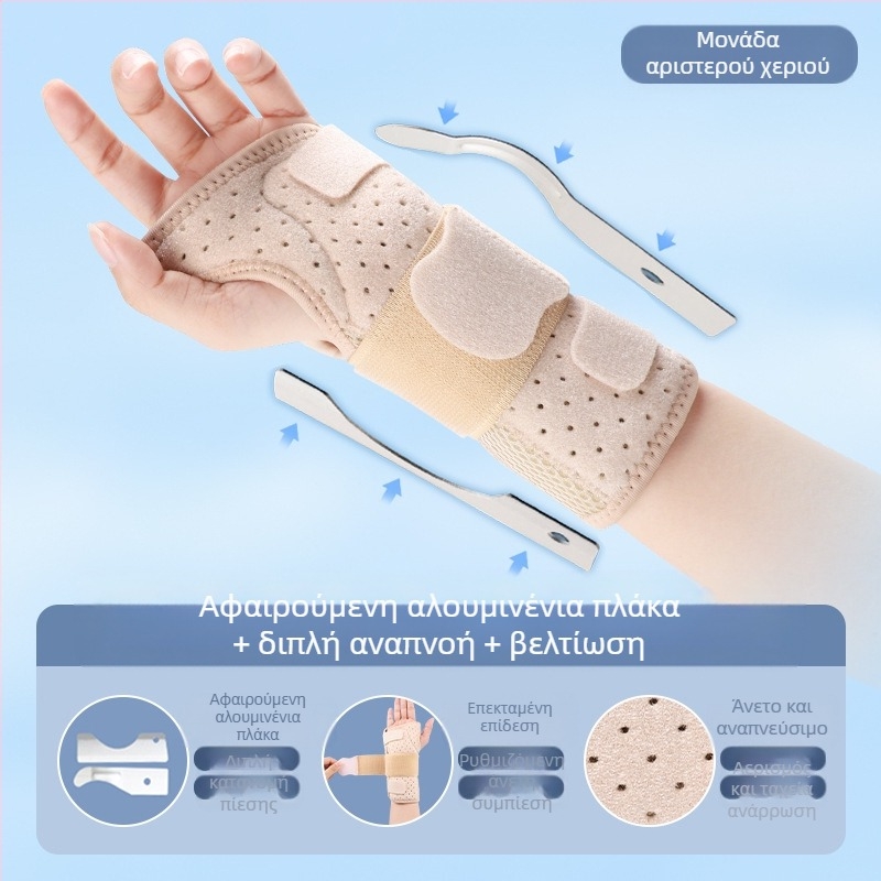 Θήκη τενόντων άρθρωσης καρπού από χάλυβα, στερεωτής διάστρεμμα καρπού, σταθερός νάρθηκας, θήκη ιμάντα καρπού, μανίκι καρπού, προστατευτικό καρπού