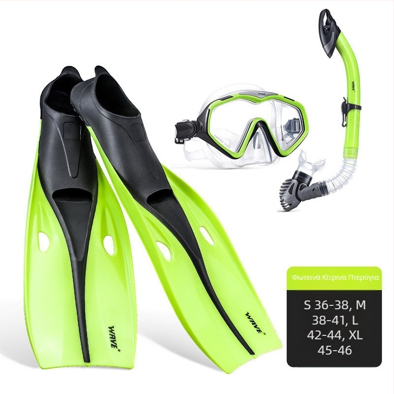 WAVE επαγγελματικό κολύμπι με αναπνευστήρα, γυναικεία παπούτσια βατράχων για άνδρες, εξοπλισμός ελεύθερης κατάδυσης, εκπαίδευση σε βαθιές καταδύσεις, είδη κολύμβησης