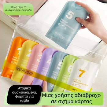 Αδιάβροχο μίας χρήσης για ενήλικες, πυκνωμένο, φορητό αδιάβροχο με κάρτα, παιδικό αδιάβροχο αδιάβροχο συμπίεσης για εξωτερικούς χώρους, τουριστικό γραφικό