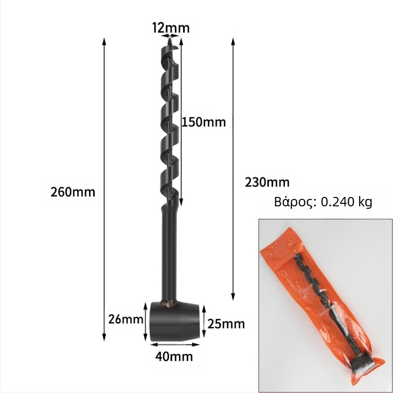 Διασυνοριακό σε απόθεμα τρυπάνι επιβίωσης εξωτερικού χώρου από ανθρακούχο χάλυβα, χειροκίνητο τρυπάνι περιστροφής, χειροκίνητο τρυπάνι ξυλουργικής