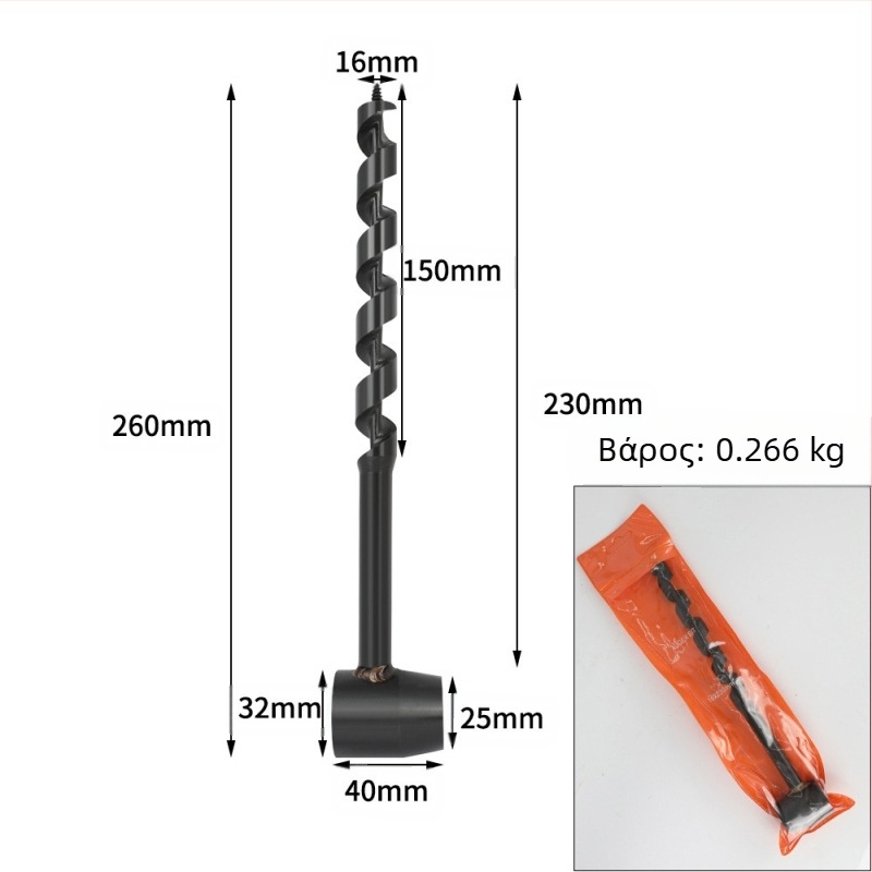 Διασυνοριακό σε απόθεμα τρυπάνι επιβίωσης εξωτερικού χώρου από ανθρακούχο χάλυβα, χειροκίνητο τρυπάνι περιστροφής, χειροκίνητο τρυπάνι ξυλουργικής