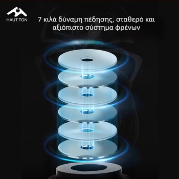 Τροχός ψαρέματος Hao Dun Black Thunder Strong Water Drop Light Thunder Heavy Thunder Universal 7KG Braking Force Single Rocker 51 Luya