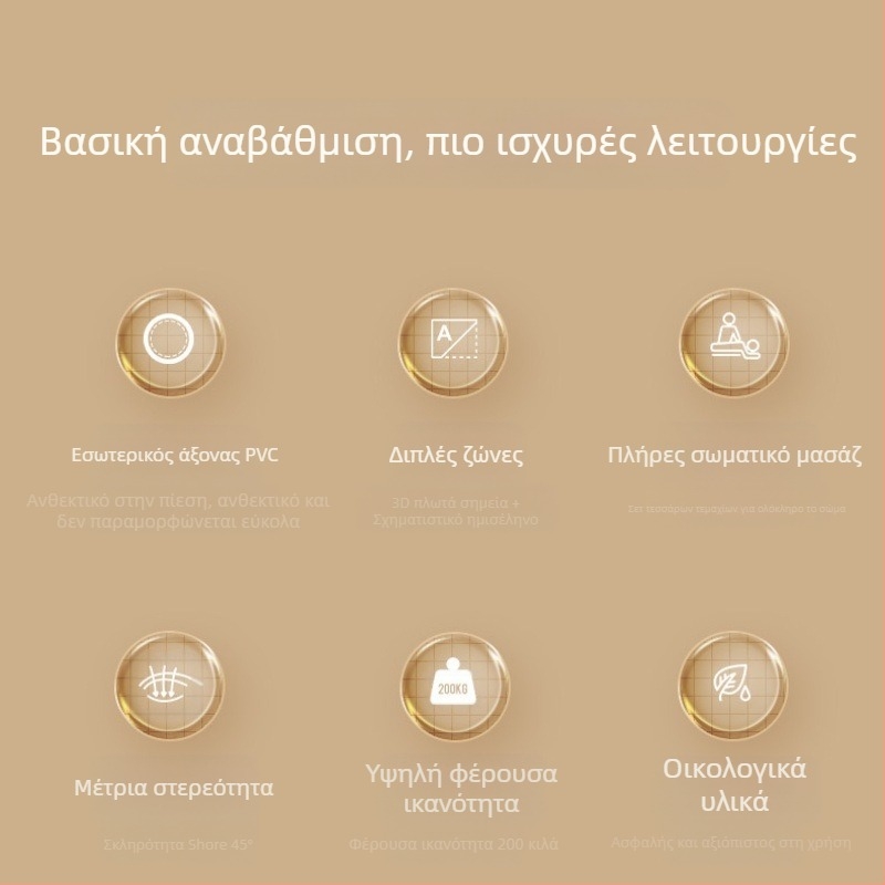 Γιόγκα Foam Roller Fitness Αδυνάτισμα Ποδιών Άσκηση Μασάζ Stretching Foam Wolf-Tooth Stick Factory Συσκευή Αδυνατίσματος Ποδιών