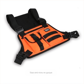 Ανδρική τσάντα στήθους σε φωτεινό χρώμα, απλή και ελαφριά, τσάντα κινητού τηλεφώνου, μοντέρνα, αθλητικό στυλ, ευρωπαϊκή και αμερικανική τάση, ανδρική τσάντα Crossborder, ανδρική τσάντα