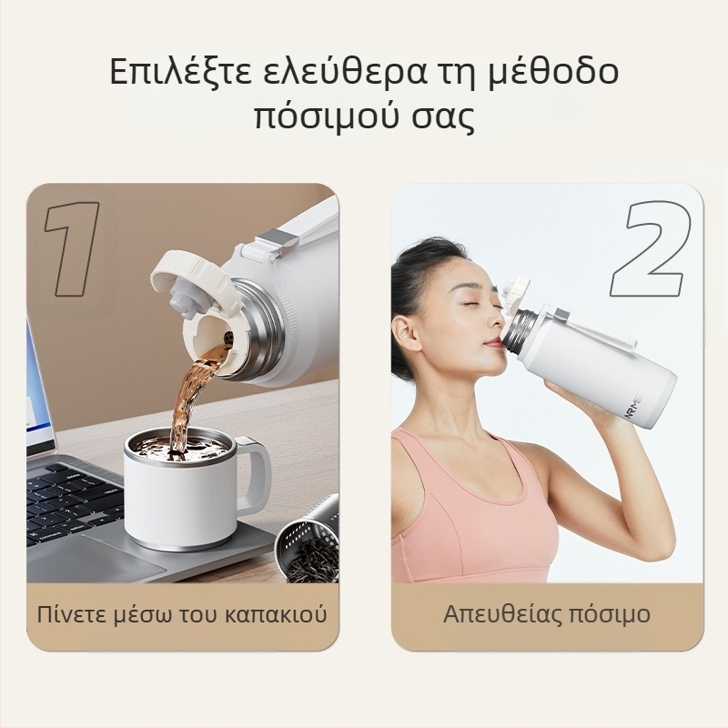 Θερμός Μεγάλης Χωρητικότητας Ανδρικό 316 Ανοξείδωτο Ατσάλι 24 Νέο Μεγάλη Προσφορά Περιορισμένης Χειμερινής Βραστήρα Διαχωρισμού Νερού για Τσάι