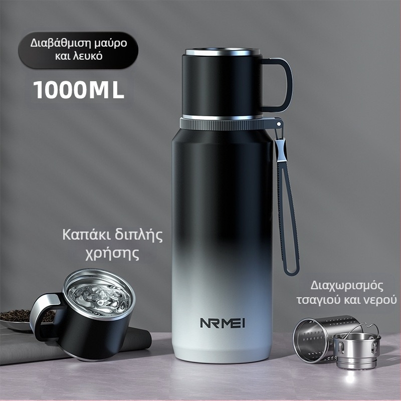 Θερμός Μεγάλης Χωρητικότητας Ανδρικό 316 Ανοξείδωτο Ατσάλι 24 Νέο Μεγάλη Προσφορά Περιορισμένης Χειμερινής Βραστήρα Διαχωρισμού Νερού για Τσάι