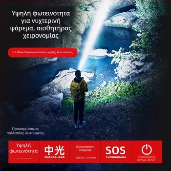 Επαγωγικός προβολέας Philips, ειδικός, ισχυρός φωτισμός για ψάρεμα, νυχτερινό ψάρεμα, φόρτιση στο κεφάλι, εξαιρετικά φωτεινός φωτισμός, φακός μεγάλης διάρκειας