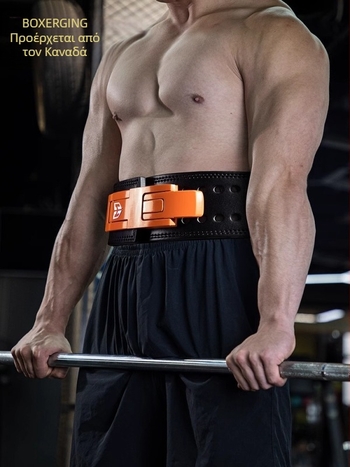 Ζώνη άρσης δύναμης BOXERGING για άνδρες, ζώνη γυμναστικής, γρήγορη αγκράφα, καθίσματα, σκληρή έλξη, δέρμα αγελάδας, προστατευτικά άρσης βαρών για bodybuilding