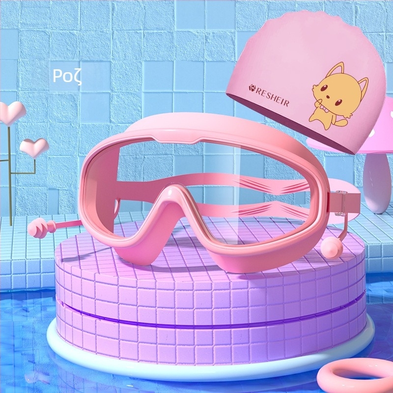 Παιδικά γυαλιά κολύμβησης HD αδιάβροχα αντιθαμβωτικά γυαλιά κολύμβησης μεγάλου σκελετού επαγγελματικά γυαλιά κατάδυσης με προστασία ματιών από σιλικόνη, μοντέρνο εξοπλισμό κολύμβησης