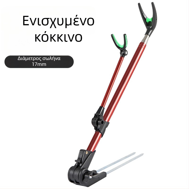 Βάση καλαμιού ψαρέματος, πολύχρωμα τοποθετημένη, αναδιπλούμενη περιστρεφόμενη βάση ψαρέματος, χειροκίνητη βάση καλαμιού, βάση μπαταρίας από ανοξείδωτο ατσάλι, βάση καλαμιού ψαρέματος