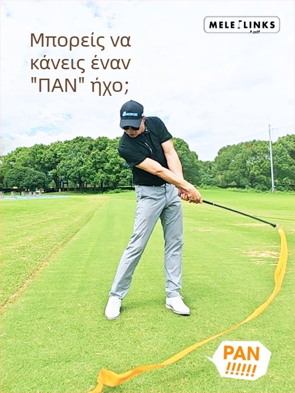 Meigao Sports Golf Pan με Σωστή Κούνια, Δείκτη Έκρηξης, Δύναμη Κτύπησης, Συσκευή Εκπαίδευσης Κούνιας για Βελτίωση Ταχύτητας Κούνιας