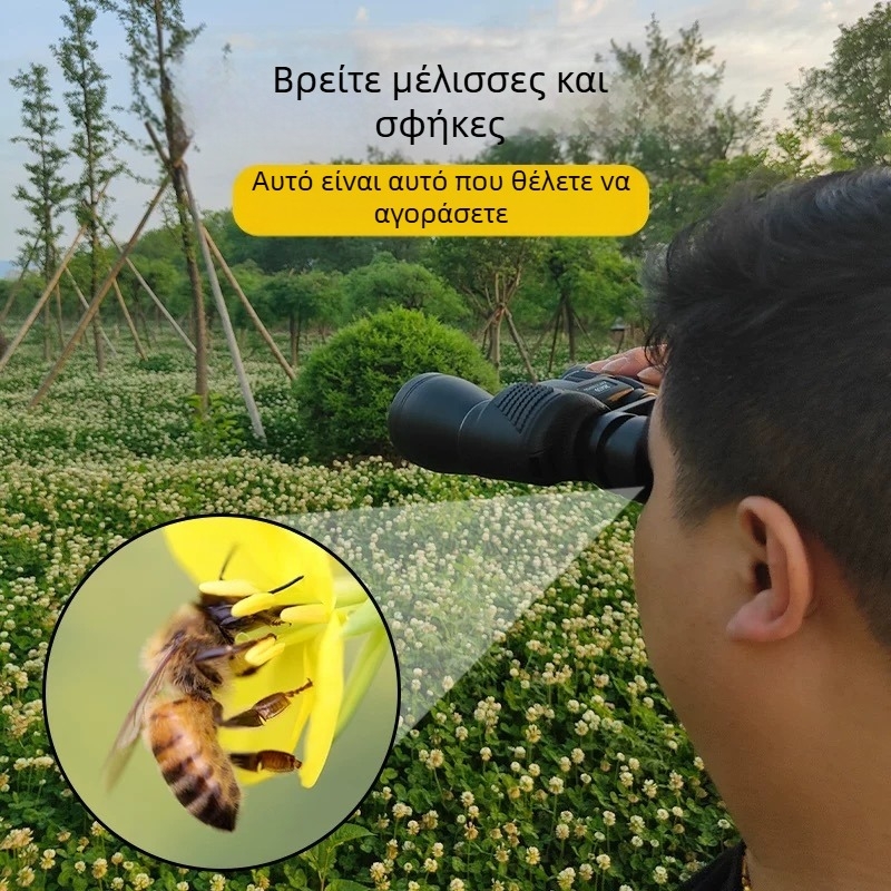 Τηλεσκόπιο διόφθαλμο Golden Eagle 60X60 Τηλεσκόπιο υψηλής ισχύος HD με τηλεσκόπιο νυχτερινής όρασης επιπέδου φωτός με εμβέλεια συντεταγμένων