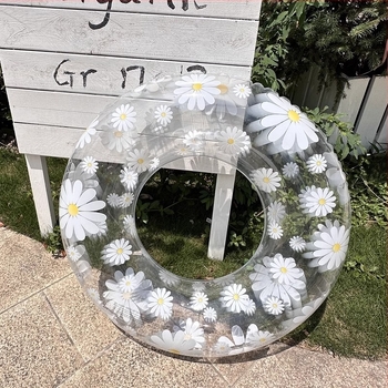 Παιδικό δαχτυλίδι κολύμβησης με κόκκινο δίχτυ, μασχάλη, τετράφυλλο τριφύλλι μαργαρίτας, κατασκευαστές δαχτυλιδιών κολύμβησης με διπλό αερόσακο, χονδρικής, φουσκωτό, πλωτό