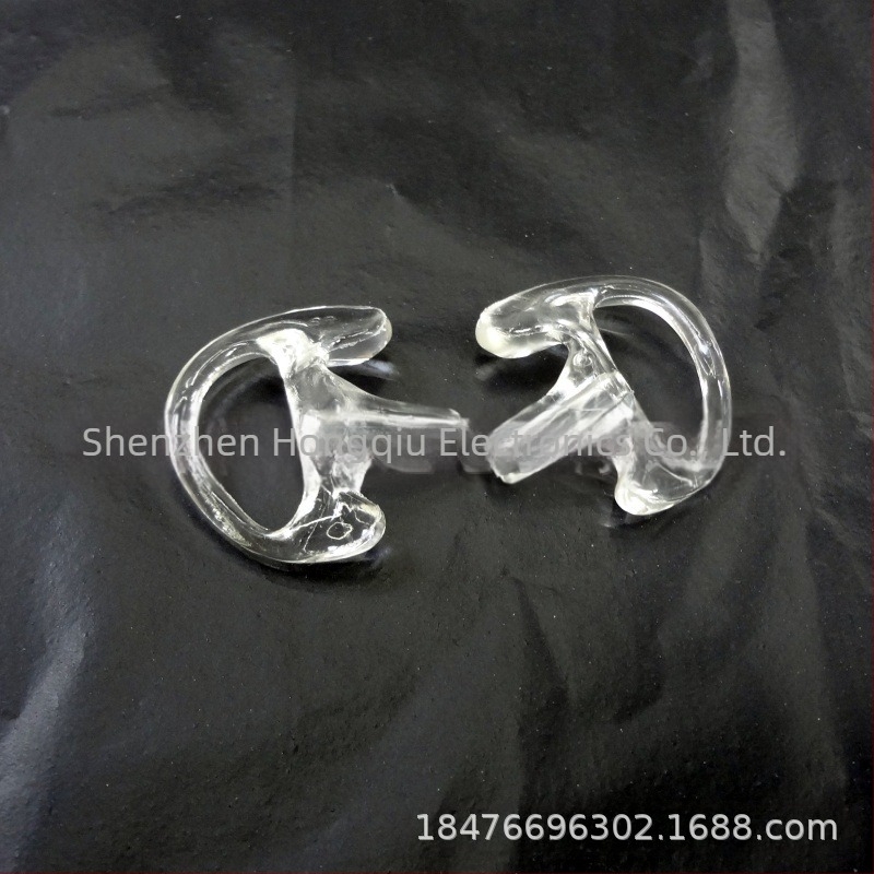 Αξεσουάρ αγωγού αέρα γάντζο αυτιών φορητό ακουστικό ακουστικό κινητού τηλεφώνου μαλακή ωτοασπίδα σιλικόνης τριγωνική βάση αυτιών σε σχήμα D