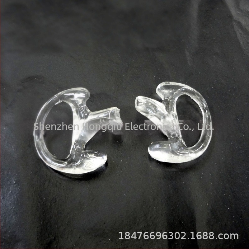 Αξεσουάρ αγωγού αέρα γάντζο αυτιών φορητό ακουστικό ακουστικό κινητού τηλεφώνου μαλακή ωτοασπίδα σιλικόνης τριγωνική βάση αυτιών σε σχήμα D