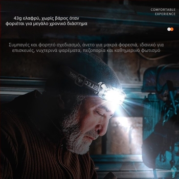 Ισχυρός προβολέας φόρτισης, εξαιρετικά φωτεινός, επαγωγικός, επαναφορτιζόμενος φακός ψαρέματος εξωτερικού χώρου, ειδικά σχεδιασμένος για αντοχή στο κεφάλι, για εξωτερικούς χώρους