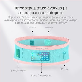 Νέα τσάντα μέσης για αθλήματα, μεγάλη χωρητικότητα, κλειδιά κινητού τηλεφώνου για άνδρες και γυναίκες, τρέξιμο και ιππασία σε εξωτερικούς χώρους, πολυλειτουργική, αναπνεύσιμη, αντιολισθητική, πτώση