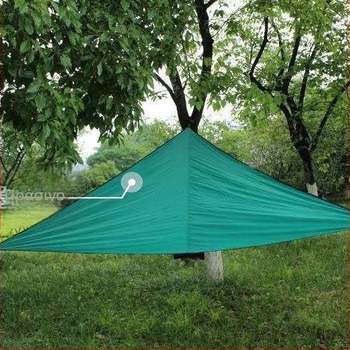 Τέντα εξωτερικού χώρου Τριγωνική τέντα Κατασκήνωσης Προστασία από υπεριώδεις ακτίνες Αδιάβροχη σκηνή σκίασης Παραλίας Αδιάβροχη