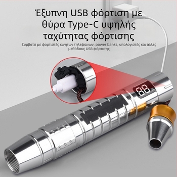 Νέος φακός αναγνώρισης Jade επαγγελματικός φακός αναγνώρισης κοσμημάτων νεφρίτη πολλαπλών πηγών φωτός επαναφορτιζόμενος μωβ φωτισμός USB