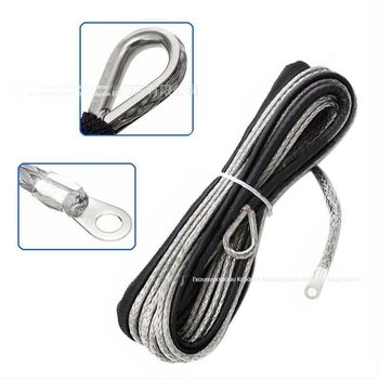 6mm x 15m 1/4X50ft σχοινί ρυμούλκησης αυτοκινήτου, ηλεκτρικό ιμάντα ρυμούλκησης, σχοινί νάιλον, σχοινί ρυμούλκησης, σχοινί βαρούλκου