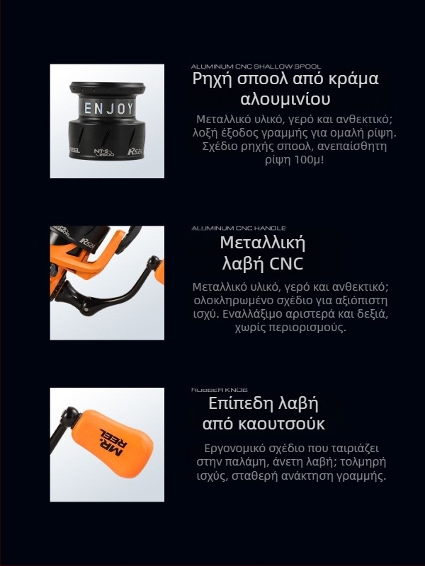 Η Yongshun New Cross-border προτείνει τον NT-S2 Dai Luya Spinning Wheel, έναν ισχυρό τροχό ψαρέματος χωρίς κενό.