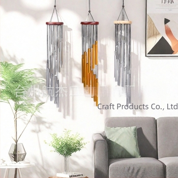 Μεταλλικό Κουδούνι Ανέμου 12-σωλήνων από Αλουμινένιο Σωλήνα Κρεμαστό Μπαλκόνι για Σπίτι, Διασυνοριακό Αναμνηστικό Δώρο Temu Χονδρική Κουδούνι