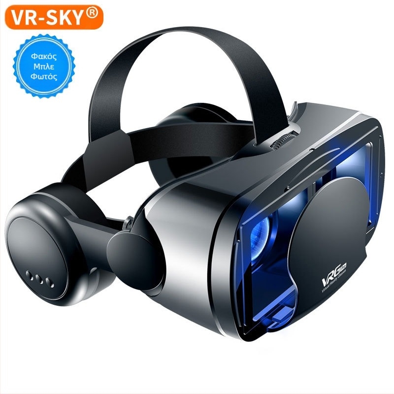 Διασυνοριακή επιλογή γυαλιών VR VR, μπλε προστασία ματιών, νέα μεγάλα ακουστικά, κράνος εικονικής πραγματικότητας κινητού τηλεφώνου, 3D VR