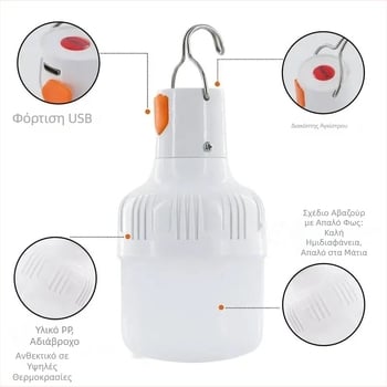 Φορητό διασυνοριακό φως κάμπινγκ Hook πολυλειτουργικό αστιγματισμό απαλό φως εργαλείο επισκευής στάβλου