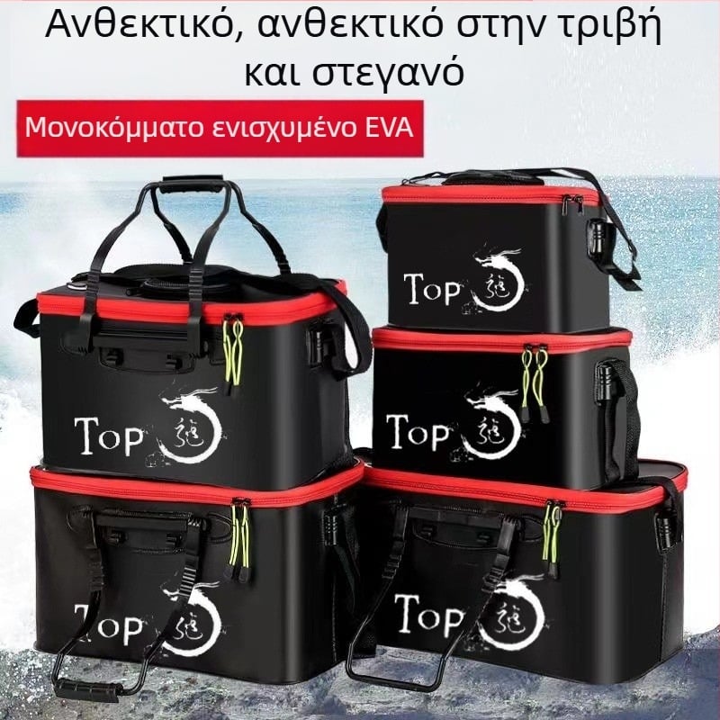 Κουβάς ψαρέματος με ζωντανά ψάρια, πολυλειτουργικός πτυσσόμενος κάδος, κουβάς προστασίας ψαριών, παχύρρευστο κουτί ψαριών, κουβάς ψαρέματος, κουτί ψαρέματος χονδρικής