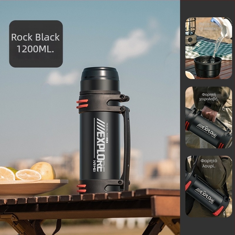 Enme Thermos Cup Ανδρικό Μεγάλο Θερμός Μεγάλης Χωρητικότητας Βραστήρας Νερού Εξωτερικού Χώρου Νέο 316 Βραστήρας Νερού Αυτοκινήτου Οικιακού Χώρου Μπουκάλι Ζεστού Νερού