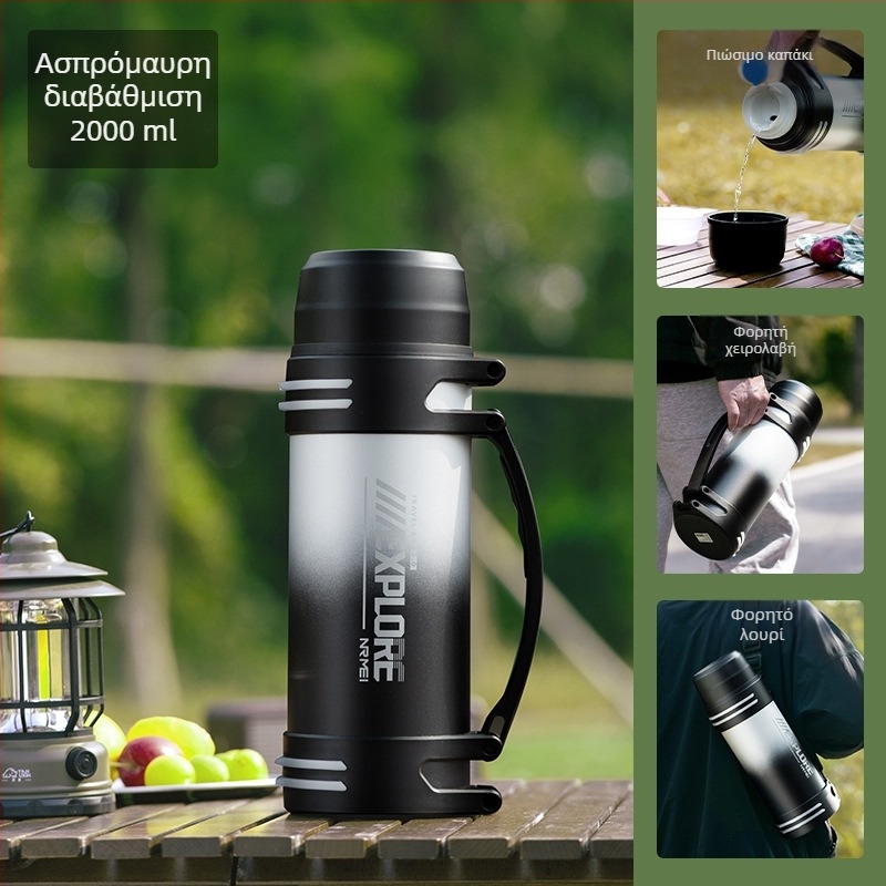 Enme Thermos Cup Ανδρικό Μεγάλο Θερμός Μεγάλης Χωρητικότητας Βραστήρας Νερού Εξωτερικού Χώρου Νέο 316 Βραστήρας Νερού Αυτοκινήτου Οικιακού Χώρου Μπουκάλι Ζεστού Νερού